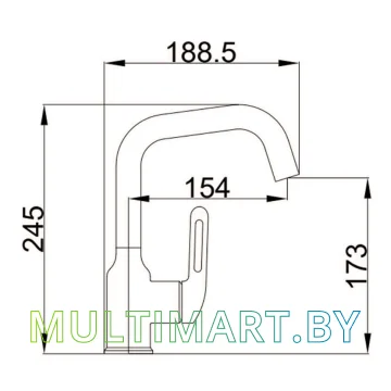 Смеситель Haiba HB10825-8 картинка 2